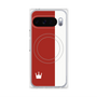 プレミアムパネル with Pixelsnap［ CASEPLAY Bi-Colors Red & White - ケースプレイ・バイカラー レッド＆ホワイト ］