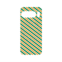 プレミアムパネル with Pixelsnap［ Small Stripe - Green × Orange ］