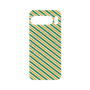 プレミアムパネル with Pixelsnap［ Small Stripe - Green × Orange ］