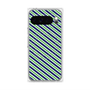 プレミアムパネル with Pixelsnap［ Small Stripe - Navy × Green ］