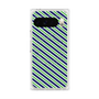 プレミアムパネル with Pixelsnap［ Small Stripe - Navy × Green ］