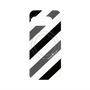 プレミアムパネル with Pixelsnap［ Big Stripe - Black × Gray ］