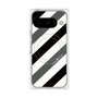 プレミアムパネル with Pixelsnap［ Big Stripe - Black × Gray ］