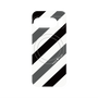 プレミアムパネル with Pixelsnap［ Big Stripe - Black × Gray ］