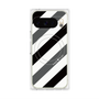 プレミアムパネル with Pixelsnap［ Big Stripe - Black × Gray ］