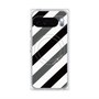 プレミアムパネル with Pixelsnap［ Big Stripe - Black × Gray ］