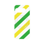 プレミアムパネル with Pixelsnap［ Big Stripe - Green × Yellow ］