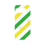プレミアムパネル with Pixelsnap［ Big Stripe - Green × Yellow ］