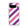 プレミアムパネル with Pixelsnap［ Big Stripe - Purple × Pink ］