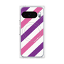 プレミアムパネル with Pixelsnap［ Big Stripe - Purple × Pink ］
