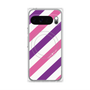 プレミアムパネル with Pixelsnap［ Big Stripe - Purple × Pink ］