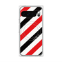 プレミアムパネル with Pixelsnap［ Big Stripe - Red × Black ］
