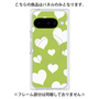プレミアムパネル with Pixelsnap［ Dot Hearts - Green ］