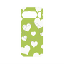 プレミアムパネル with Pixelsnap［ Dot Hearts - Green ］