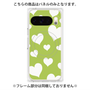 プレミアムパネル with Pixelsnap［ Dot Hearts - Green ］
