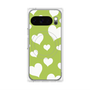 プレミアムパネル with Pixelsnap［ Dot Hearts - Green ］