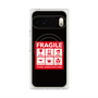 プレミアムパネル with Pixelsnap［ FRAGILE Sticker - Black ］