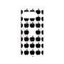 プレミアムパネル with Pixelsnap［ Apple - Black ］