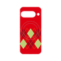 プレミアムパネル with Pixelsnap［ Nordic Argyle - Red ］