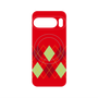 プレミアムパネル with Pixelsnap［ Nordic Argyle - Red ］