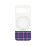 プレミアムパネル with Pixelsnap［ CASEPLAY Tartan Check - Purple ］