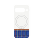 プレミアムパネル with Pixelsnap［ CASEPLAY Tartan Check - Blue ］