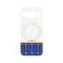 プレミアムパネル with Pixelsnap［ CASEPLAY Tartan Check - Blue ］