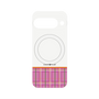 プレミアムパネル with Pixelsnap［ CASEPLAY Tartan Check - Pink ］