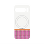 プレミアムパネル with Pixelsnap［ CASEPLAY Tartan Check - Pink ］