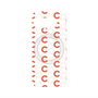 プレミアムパネル with Pixelsnap［ オリジナル - CASEPLAYイニシャル総柄 - オレンジ ］