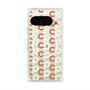 プレミアムパネル with Pixelsnap［ オリジナル - CASEPLAYイニシャル総柄 - オレンジ ］