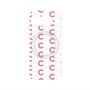 プレミアムパネル with Pixelsnap［ オリジナル - CASEPLAYイニシャル総柄 - ピンク ］