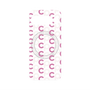 プレミアムパネル with Pixelsnap［ オリジナル - CASEPLAYイニシャル総柄 - ピンク ］