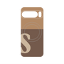 プレミアムパネル with Pixelsnap［ オリジナル - initial two tone - S brown ］