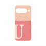 プレミアムパネル with Pixelsnap［ オリジナル - initial two tone - U pink ］