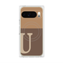 プレミアムパネル with Pixelsnap［ オリジナル - initial two tone - U brown ］