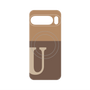 プレミアムパネル with Pixelsnap［ オリジナル - initial two tone - U brown ］