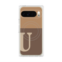 プレミアムパネル with Pixelsnap［ オリジナル - initial two tone - U brown ］