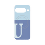 プレミアムパネル with Pixelsnap［ オリジナル - initial two tone - U blue ］