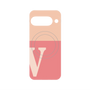 プレミアムパネル with Pixelsnap［ オリジナル - initial two tone - V pink ］