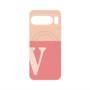 プレミアムパネル with Pixelsnap［ オリジナル - initial two tone - V pink ］