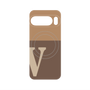 プレミアムパネル with Pixelsnap［ オリジナル - initial two tone - V brown ］