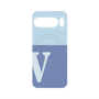 プレミアムパネル with Pixelsnap［ オリジナル - initial two tone - V blue ］