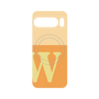 プレミアムパネル with Pixelsnap［ オリジナル - initial two tone - W orange ］