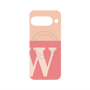 プレミアムパネル with Pixelsnap［ オリジナル - initial two tone - W pink ］