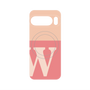 プレミアムパネル with Pixelsnap［ オリジナル - initial two tone - W pink ］