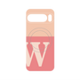 プレミアムパネル with Pixelsnap［ オリジナル - initial two tone - W pink ］