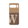 プレミアムパネル with Pixelsnap［ オリジナル - initial two tone - W brown ］