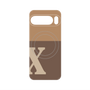 プレミアムパネル with Pixelsnap［ オリジナル - initial two tone - X brown ］