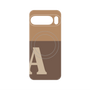 プレミアムパネル with Pixelsnap［ オリジナル - initial two tone - A brown ］